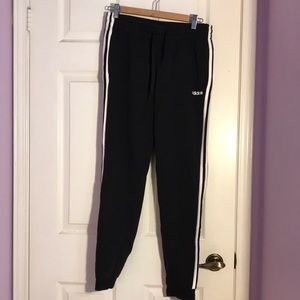 Adidas Joggers Black with 3 stripes